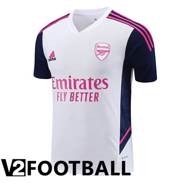 Arsenal Training T Shirt White 2023/2024
