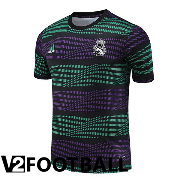 Real Madrid Training T Shirt Black Green 2023/2024