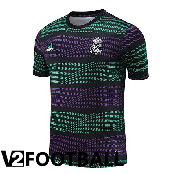 Real Madrid Training T Shirt Black Green 2023/2024
