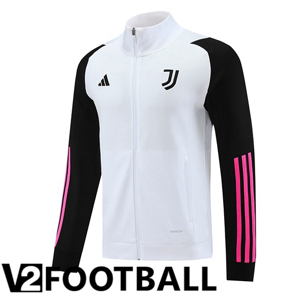 Juventus Training Jacket White Black 2023/2024