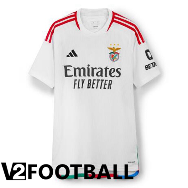 S.L Benfica Soccer Shirt Third White 2023/2024
