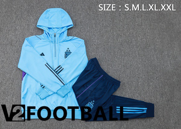 Argentina Training Tracksuit Hoodie Blue 2023/2024