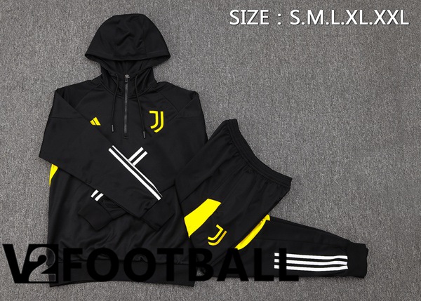 Juventus Training Tracksuit Hoodie Black 2023/2024