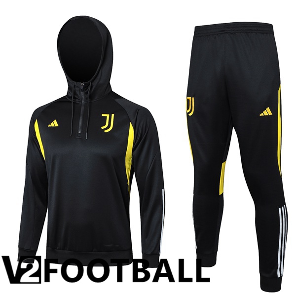 Juventus Training Tracksuit Hoodie Black 2023/2024