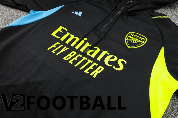 Arsenal Training Tracksuit Hoodie Black 2023/2024