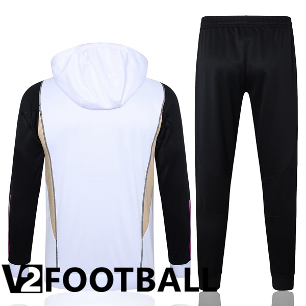 Real Madrid Training Tracksuit Hoodie White 2023/2024