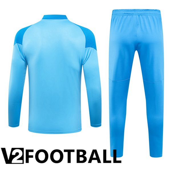 Manchester City Training Tracksuit Suit Blue 2023/2024