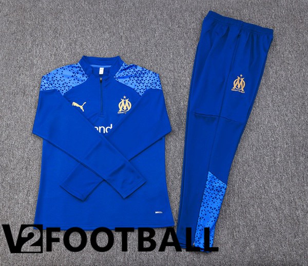 Marseille OM Training Tracksuit Suit Blue 2023/2024