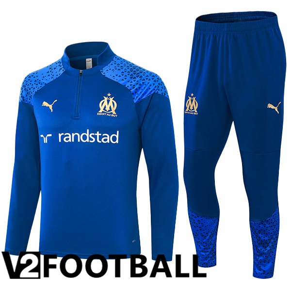 Marseille OM Training Tracksuit Suit Blue 2023/2024