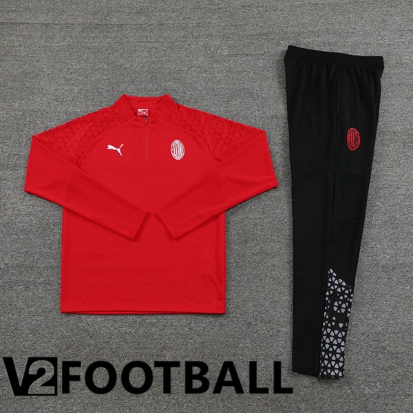 AC Milan Training Tracksuit Suit Red 2023/2024