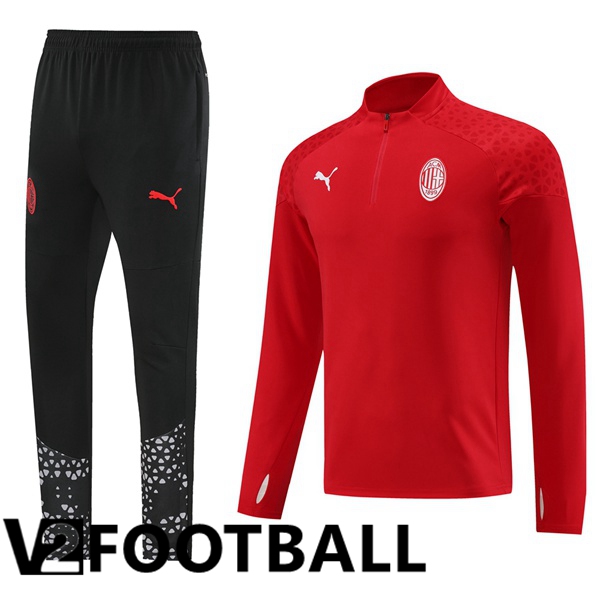 AC Milan Training Tracksuit Suit Red 2023/2024