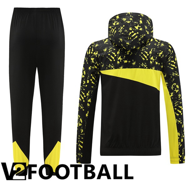 Dortmund BVB Training Tracksuit Windbreaker Black Yellow 2023/2024