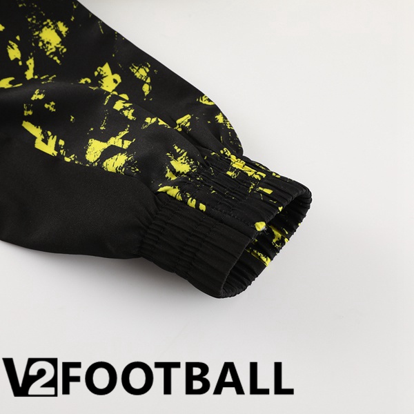 Dortmund BVB Training Tracksuit Windbreaker Black Yellow 2023/2024