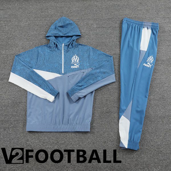 Marseille OM Training Tracksuit Windbreaker Blue 2023/2024