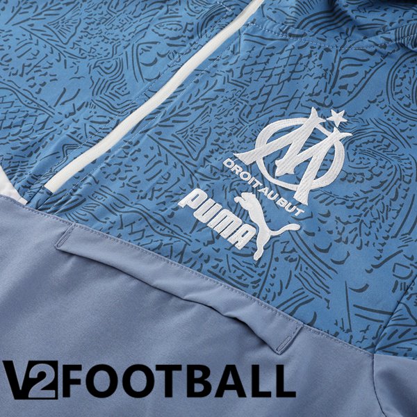 Marseille OM Training Tracksuit Windbreaker Blue 2023/2024