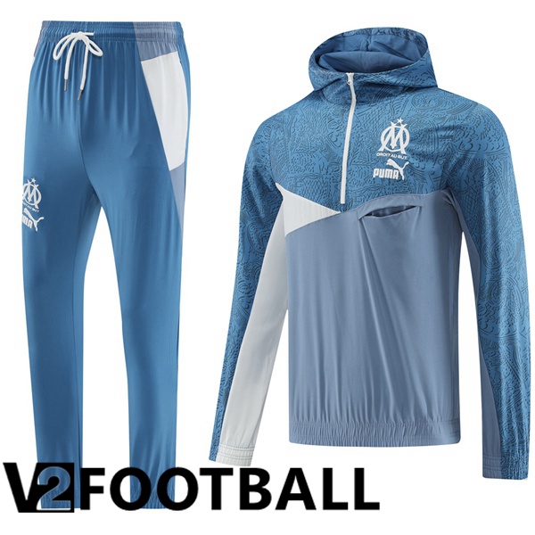 Marseille OM Training Tracksuit Windbreaker Blue 2023/2024