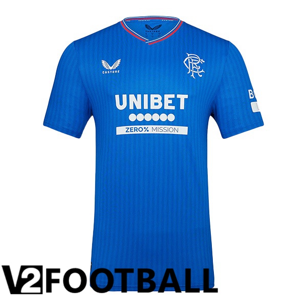 Rangers FC Soccer Shirt Home Blue 2023/2024
