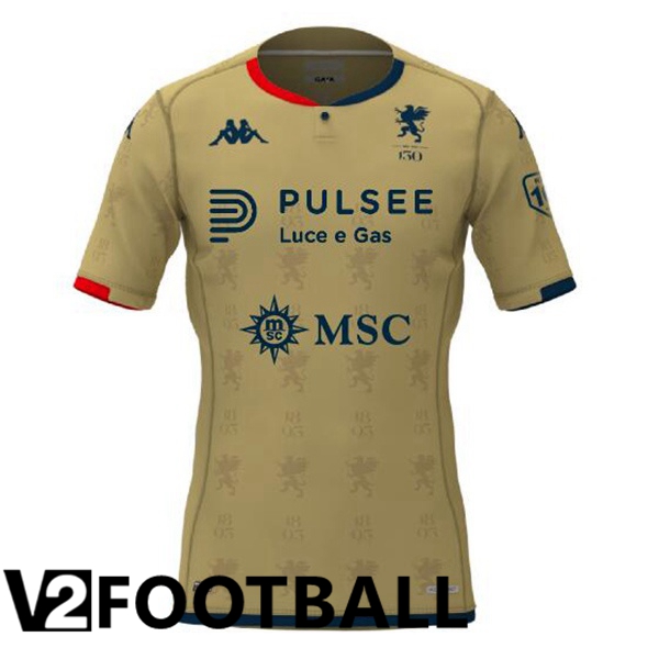 Genoa CFC Soccer Shirt Third Yellow 2023/2024