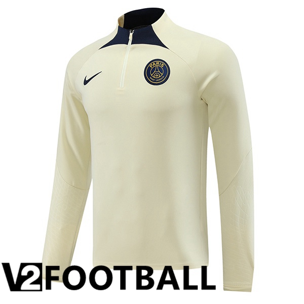 Paris PSG Training Sweatshirt Yellow 2023/2024