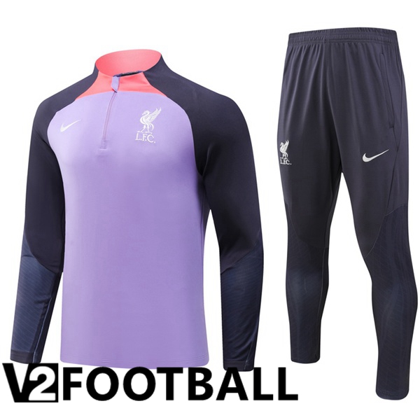 FC Liverpool Training Tracksuit Suit Purple 2023/2024