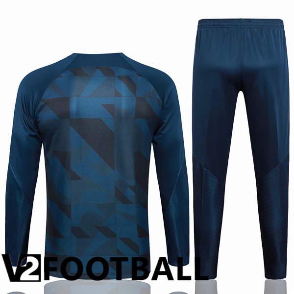 FC Barcelona Training Tracksuit Suit Blue Royal 2023/2024