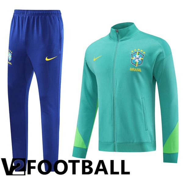 Brazil Training Jacket Suit Green 2023/2024