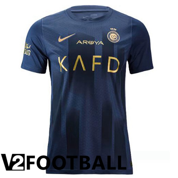 Al-Nassr FC Soccer Shirt Away Blue 2023/2024