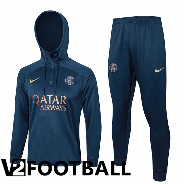 Paris PSG Training Tracksuit Hoodie Blue Royal 2023/2024