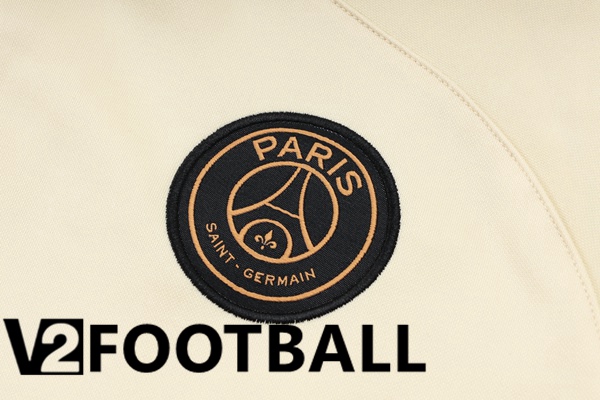 Paris PSG Training Tracksuit Hoodie Yellow 2023/2024