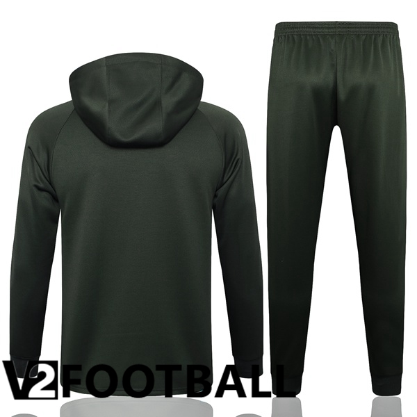 FC Barcelona Training Tracksuit Hoodie Green 2023/2024