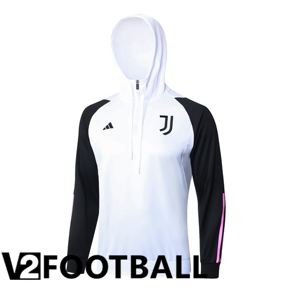 Juventus Training Sweatshirt Hoodie White 2024/2025