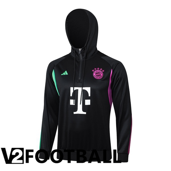 Bayern Munich Training Sweatshirt Hoodie Black 2024/2025