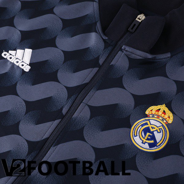 Real Madrid Training Jacket Suit Blue Royal 2024/2025
