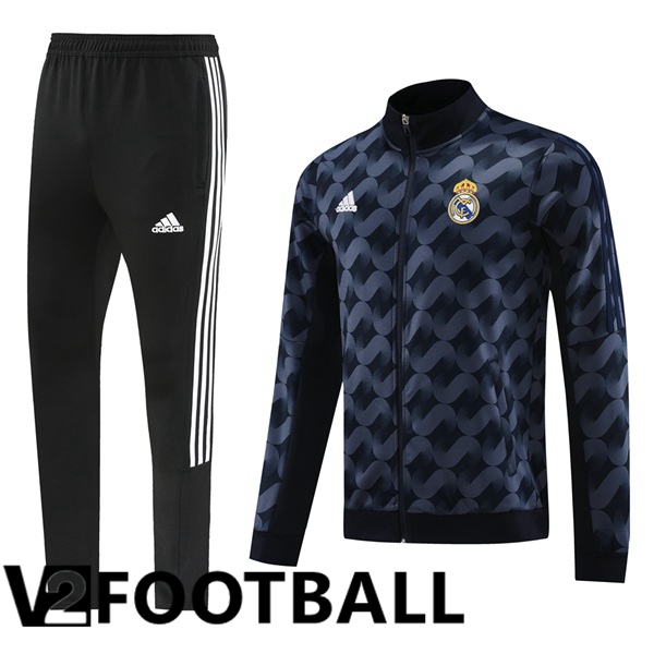 Real Madrid Training Jacket Suit Blue Royal 2024/2025