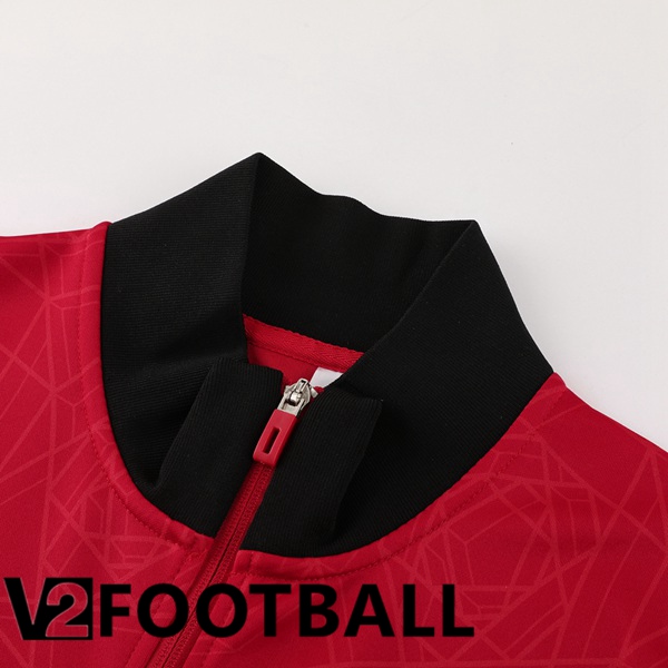 Manchester United Training Jacket Suit Red 2024/2025