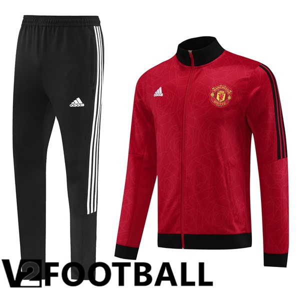 Manchester United Training Jacket Suit Red 2024/2025