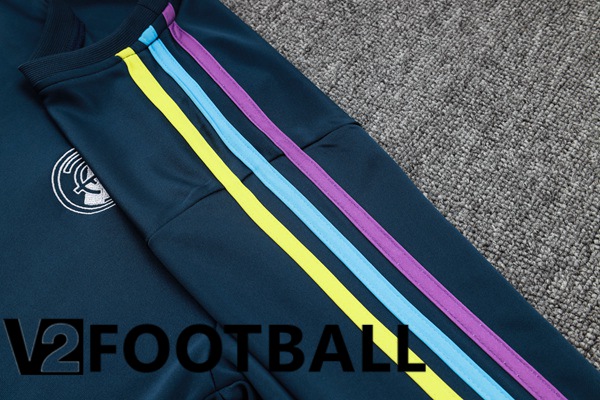 Real Madrid Training Tracksuit Suit Blue Royal 2024/2025