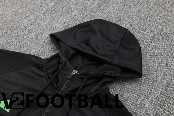 Bayern Munich Training Tracksuit Sweatshirt Hoodie Black 2024/2025