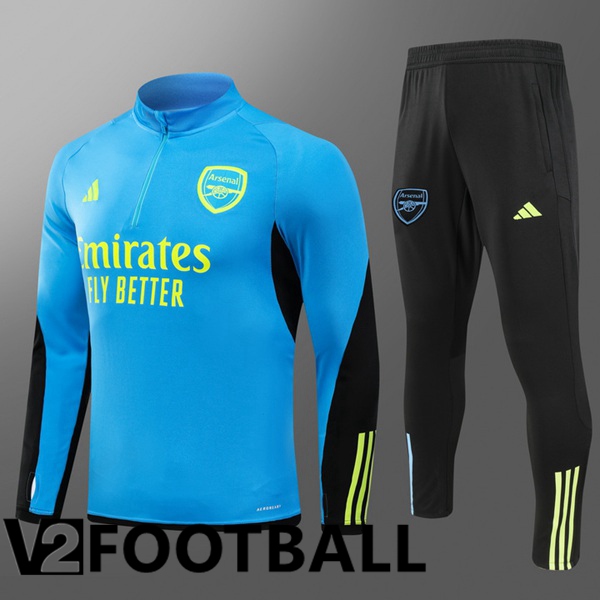 Arsenal Training Tracksuit Suit Kids Blue 2024/2025