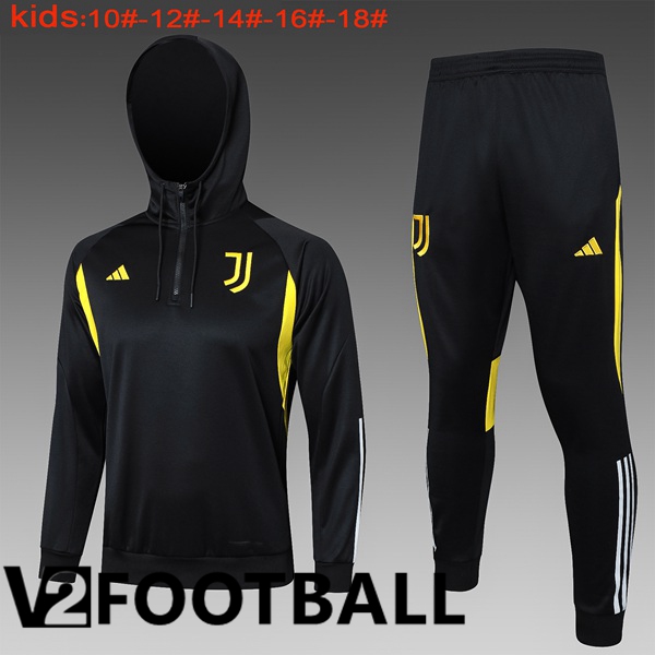 Juventus Training Tracksuit Hoodie Kids Black 2024/2025