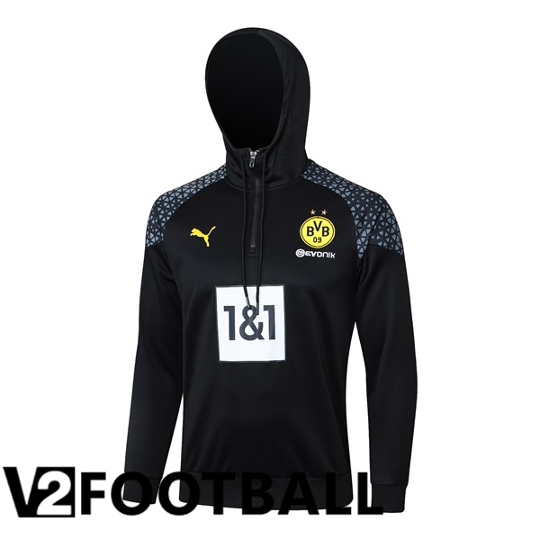 Dortmund BVB Training Sweatshirt Hoodie Black 2024/2025