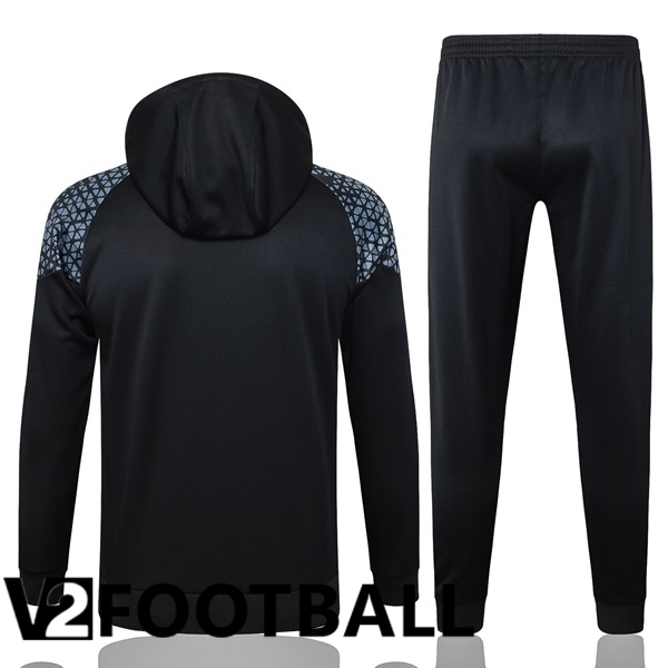 Dortmund BVB Training Tracksuit Sweatshirt Hoodie Black 2024/2025