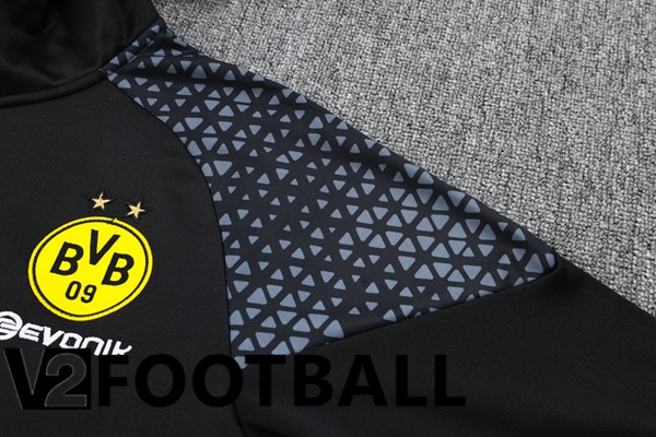 Dortmund BVB Training Tracksuit Sweatshirt Hoodie Black 2024/2025