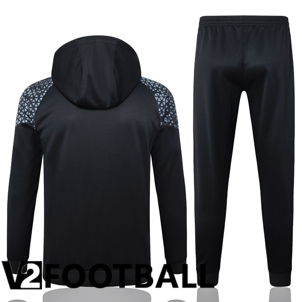 AC Milan Training Tracksuit Sweatshirt Hoodie Black 2024/2025