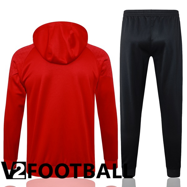 AC Milan Training Tracksuit Sweatshirt Hoodie Red 2024/2025