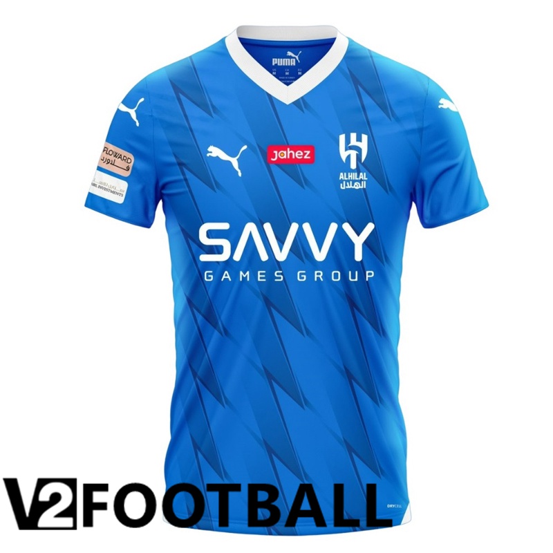 Al Hilal Football Shirt Home Blue 2023/2024