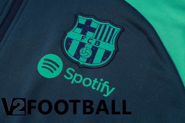FC Barcelona Training Tracksuit Windbreaker Green 2024/2025