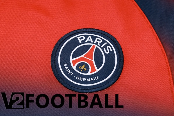 Paris PSG Training Tracksuit Sweatshirt Hoodie Red Blue 2024/2025