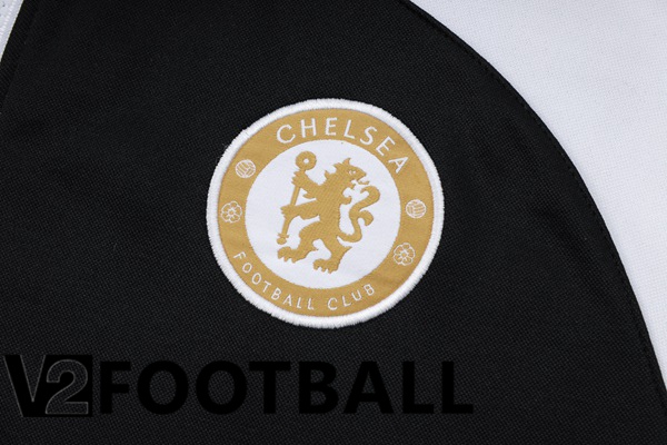 FC Chelsea Training Tracksuit Sweatshirt Hoodie Black White 2024/2025