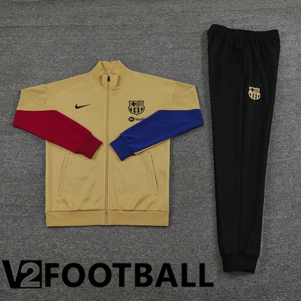 FC Barcelona Training Jacket Suit Yellow 2024/2025